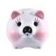 Tirelire cochon rose LED à caméra espion Wifi surveillance IP audio bidirectionnel 