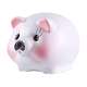 Tirelire cochon rose LED à caméra espion Wifi surveillance IP audio bidirectionnel 