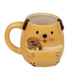 Tasse chien avec range-biscuit 