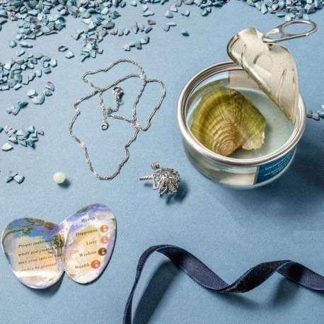Coffret Collier Licorne: Découvrez une Perle Unique dans une Huître