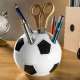 Pot à Crayons Ballon de Foot: 6 Compartiments pour Organisation Sportive
