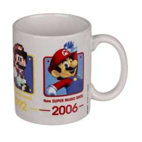 Mug évolution Super Mario Nintendo 1987 à 2006
