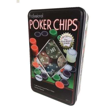 Coffret 100 Jetons Poker 