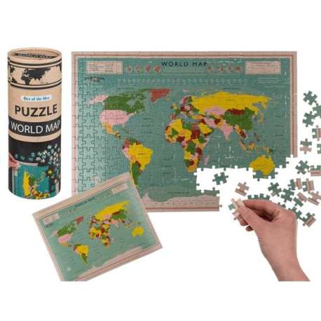 Puzzle Mappemonde 300 Pièces: Voyagez en Assemblant le Monde - Défi Ludique et Éducatif