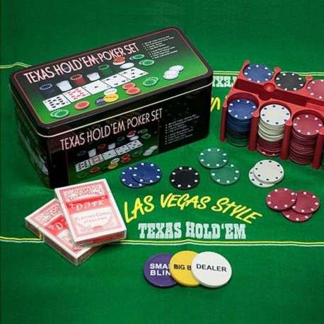 Coffret Poker Complet: 200 Jetons et Cartes - Soirée Casino à la Maison