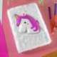 Carnet Licorne Squishy: Couverture en Fourrure pour Notes Magiques