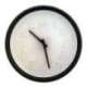 Horloge design chiffre en relief