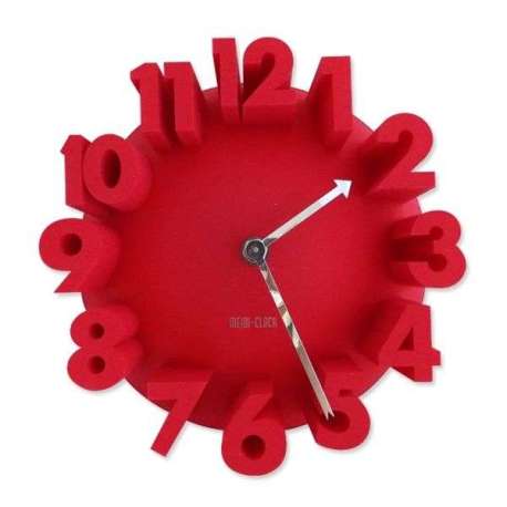 Horloge chiffres en 3D