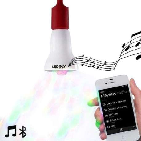 Ampoule à LED Multicolore Bluetooth avec Haut-parleur