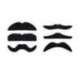 6 fausses moustaches