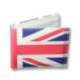Portefeuille drapeau du Royaume Uni