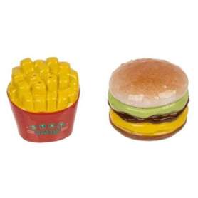 Duo Sel et Poivre Hamburger et Frites